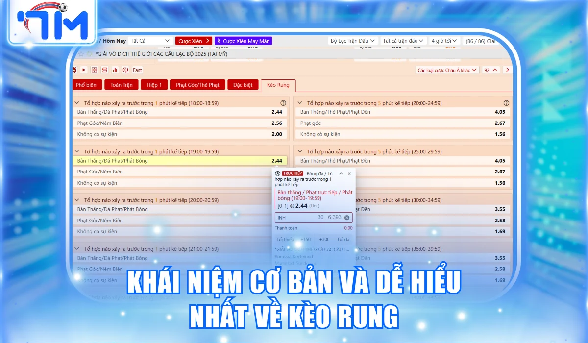 Khái niệm cơ bản và dễ hiểu nhất về kèo rung