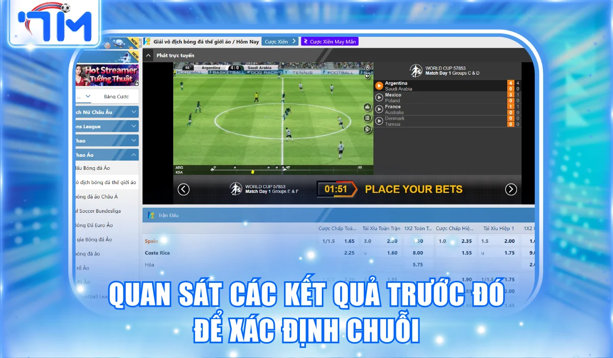 Kèo Ảo Là Gì? Chiến Thuật Cược Hiệu Quả Từ Chuyên Gia 7M 3 Quan sát các kết quả trước đó để xác định chuỗi