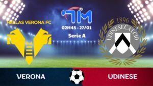 Soi kèo Verona vs Udinese hôm nay 27/01 | Vòng 22 Serie A 6 Soi kèo Verona vs Udinese
